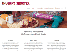 Tablet Screenshot of jerkyshooter.com